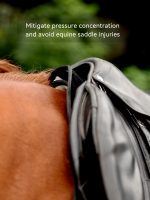 Harrison Howard Half Pad for English Saddle, Soft Breathable Velvet Horse Saddle Pad Non-Slip Cushioning for Horseback - Image 5