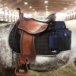 Harrison Howard Equestrian Western Saddle Bag - Image 5