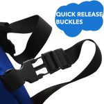 Harrison Howard Saddle Pommel Pocket with 1680D Waterproof Fabric Saddle Bag for Western Saddle - Image 3