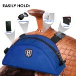 Harrison Howard Saddle Pommel Pocket with 1680D Waterproof Fabric Saddle Bag for Western Saddle - Image 4