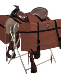 Harrison Howard Durable Versatile Over-The-Horn Contoured No-Bounce Design Saddle Pack Pannier Bags