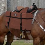 Harrison Howard Durable Versatile Over-The-Horn Contoured No-Bounce Design Saddle Pack Pannier Bags - Image 2