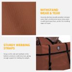 Harrison Howard Durable Versatile Over-The-Horn Contoured No-Bounce Design Saddle Pack Pannier Bags - Image 3