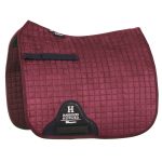 Harrison Howard Dressage Saddle Pad Suede Square English Saddle Pad for Horses Dressage Event