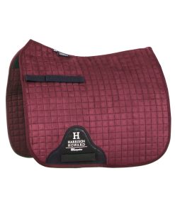 Harrison Howard Dressage Saddle Pad Suede Square English Saddle Pad for Horses Dressage Event