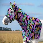 Harrison Howard Soft Horse Hood All-Covered Comfortable Sleezy for Horses with Zipper - Image 2