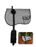 Harrison Howard Breathable Mesh Bareback Pad for Horses Soft Cushion with Matching Fleece Girth Bareback Saddle Pad