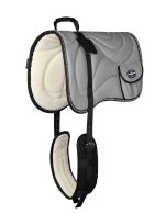 Harrison Howard Breathable Mesh Bareback Pad for Horses Soft Cushion with Matching Fleece Girth Bareback Saddle Pad - Image 2