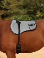Harrison Howard Breathable Mesh Bareback Pad for Horses Soft Cushion with Matching Fleece Girth Bareback Saddle Pad - Image 6