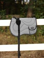 Harrison Howard Breathable Mesh Bareback Pad for Horses Soft Cushion with Matching Fleece Girth Bareback Saddle Pad - Image 7