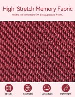 Harrison Howard 2/Pack Elastic Horse Riding Belt with Flat Buckle Adjustable Elastic Belts for Women - Image 2