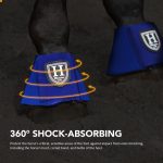 Harrison Howard Horse Neoprene Bell Boots Provide Long-Lasting Protection for Your Horse Sold in Pairs - Image 3