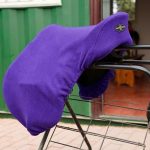 Harrison Howard Fleece Horse Saddle Cover for Dressage Horse Saddle