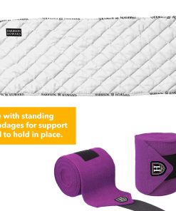 Alternative view of Harrison Howard Quilted Leg Wraps for Horse Set of 4