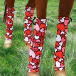 Harrison Howard Loose Fitting Horse Leg Socks Horse Socks Comfortable and Easy to Wear Set of 4