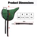 Harrison Howard Equestrian Saddle Pad Horse Riding Pad Bareback Pad with Girth - Image 7