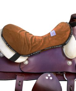Harrison Howard Trail Seat Saver Western Tack Saddle Ride-on Pad with Cushion Bottom Helps Distribute Back Pressure