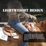 Harrison Howard Trail Seat Saver Western Tack Saddle Ride-on Pad with Cushion Bottom Helps Distribute Back Pressure - Image 5