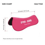 Harrison Howard Dyna-Sorb Full Shock Absorbing Memory Half Saddle Pad for Horse - Image 5
