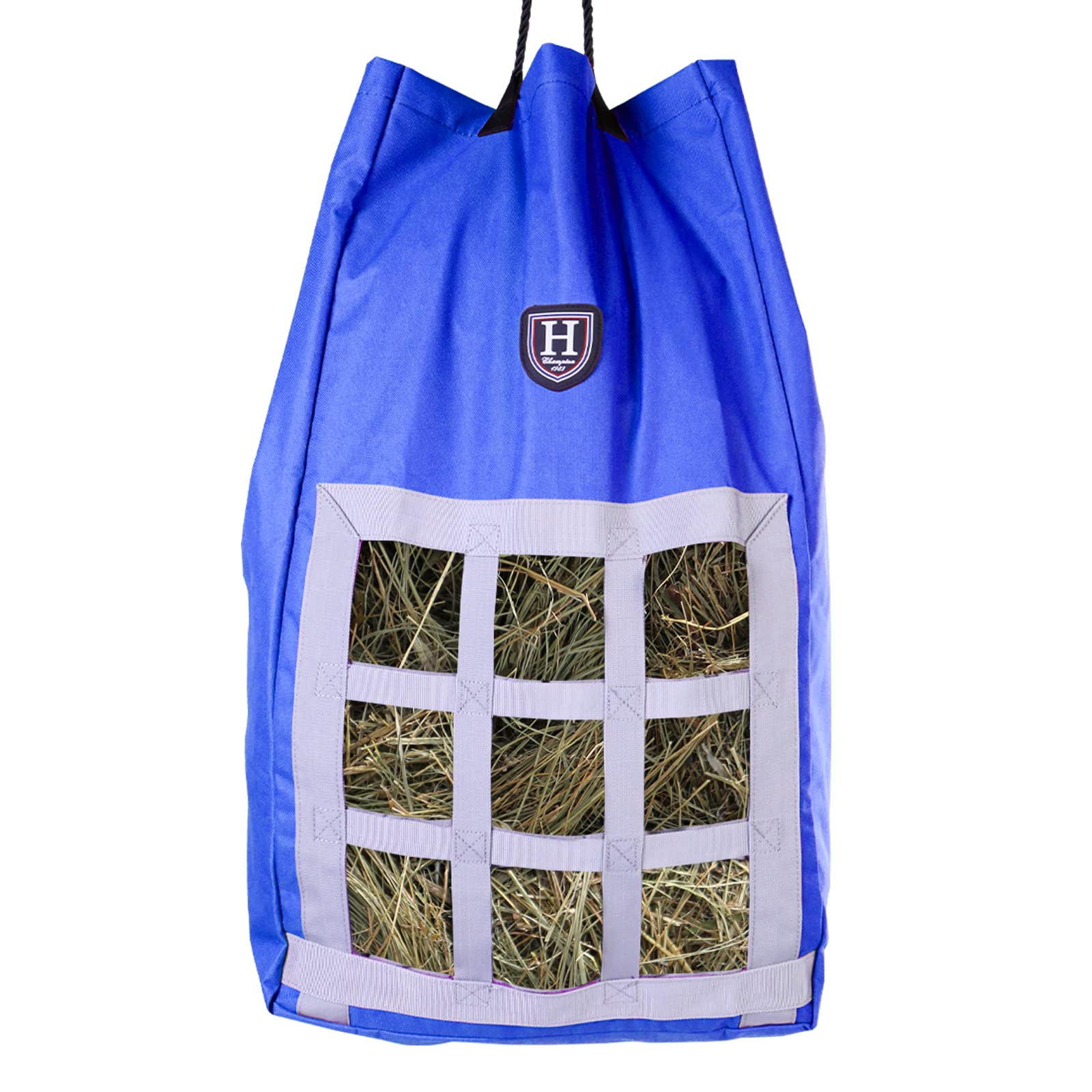 1 Harrison Howard Premium Durable Adjustable Horse Slow Feed Hay Bag Waterproof Large Capacity - Image 1