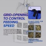 Harrison Howard Premium Durable Adjustable Horse Slow Feed Hay Bag Waterproof Large Capacity - Image 3