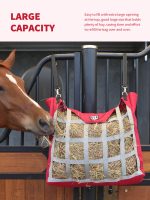 Harrison Howard Premium Durable Horse Hay Bag Slow Feed Hay Bag Waterproof Fabric Large Capacity Horse Tote - Image 4