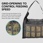 Harrison Howard Premium Durable Slow Feed Horse Hay Bags Oxford Cloth Heavy Duty Large Capacity Horse Feeding Bag - Image 2