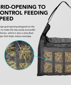 Alternative view of Harrison Howard Premium Durable Slow Feed Horse Hay Bags Oxford Cloth Heavy Duty Large Capacity Horse Feeding Bag