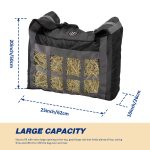 Harrison Howard Premium Durable Slow Feed Horse Hay Bags Oxford Cloth Heavy Duty Large Capacity Horse Feeding Bag - Image 4