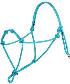 Harrison Howard Rope Halters for Horses Super Sturdy Horse Rope Training Halter with 4 Knot 1/4" Stiff Halter Cord