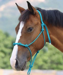 Alternative view of Harrison Howard Rope Halters for Horses Super Sturdy Horse Rope Training Halter with 4 Knot 1/4" Stiff Halter Cord