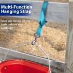 Harrison Howard 4PCS 22” Easily Packed Sturdy Nylon Bucket Straps for Hay Nets and Water Feeder Buckets - Image 3