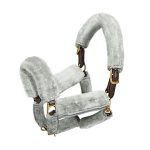 Harrison Howard Quick Grip-on Fitting Injury Prevention Horse Halter Fleece Cover Set 9 pieces - Image 2
