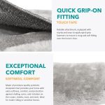 Harrison Howard Quick Grip-on Fitting Injury Prevention Horse Halter Fleece Cover Set 9 pieces - Image 4