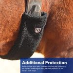 Harrison Howard Horse Fleece Girth Cover Moisture Wicking and Heat Dispersal Extra Girth Protection Cover - Image 2