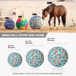 Harrison Howard Howdy Bally Horse Playball Covers Mega Ball Protective Cover for Equine Use Exclusive Fun Patterns Victory Blaze - Image 6