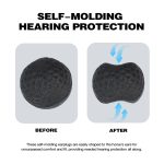 Harrison Howard EaseFit Equestrian Earplugs Horse Foam Ear Plugs Balls - Image 2