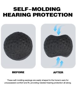 Alternative view of Harrison Howard EaseFit Equestrian Earplugs Horse Foam Ear Plugs Balls