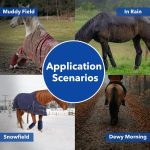 Harrison Howard Horse Waterproof Leg Medicine Boot Cover Bandages Keep Lower Leg Protected and Clean - Image 2