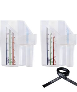 Harrison Howard Feed Scoop for Equine Precision Plastic Measuring Scoop with Measurement Markings Perfect for Stable Use Measuring Sweet Feed Pellet Oats Grain Water