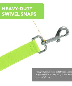 Alternative view of Harrison Howard Fully Elastic Horse Leg Straps Replacement Horse Blanket Sheet Leg Straps Adjustable Length with Flexibility