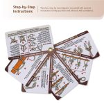 Harrison Howard  Wisdom4Sure Outdoor Waterproof Knot Tying Cards Includes 21 Rope Knots with Mini Carabiner for Activities Including Backpacking, Camping, Scouting and More Portable Knot Cards - Image 2
