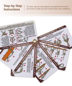 Alternative view of Harrison Howard  Wisdom4Sure Outdoor Waterproof Knot Tying Cards Includes 21 Rope Knots with Mini Carabiner for Activities Including Backpacking, Camping, Scouting and More Portable Knot Cards