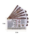 Harrison Howard  Wisdom4Sure Outdoor Waterproof Knot Tying Cards Includes 21 Rope Knots with Mini Carabiner for Activities Including Backpacking, Camping, Scouting and More Portable Knot Cards - Image 5