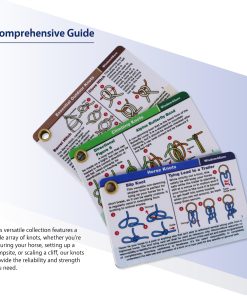 Alternative view of Harrison Howard Wisdom4Sure Comprehensive Knot Card Collection Horse, Outdoor, and Climbing Knots Card Set Waterproof Knot Tying Cards Ultimate Knot Guides
