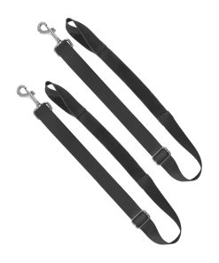 Harrison Howard Half-Way Elastic Horse Leg Straps Replacement Horse Blanket Sheet Leg Straps Adjustable Length w/Flexibility