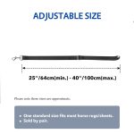 Harrison Howard Half-Way Elastic Horse Leg Straps Replacement Horse Blanket Sheet Leg Straps Adjustable Length w/Flexibility - Image 4