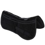 Harrison Howard Correction Half Saddle Pad with 4 Pockets and Foam Inserts English Riding Pad Horse Saddle Pad - Image 2