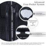 Harrison Howard Correction Half Saddle Pad with 4 Pockets and Foam Inserts English Riding Pad Horse Saddle Pad - Image 4