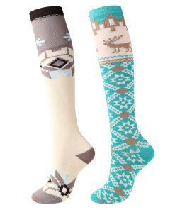 2/Pack Riding Socks Equestrian Women, Knee-High Socks